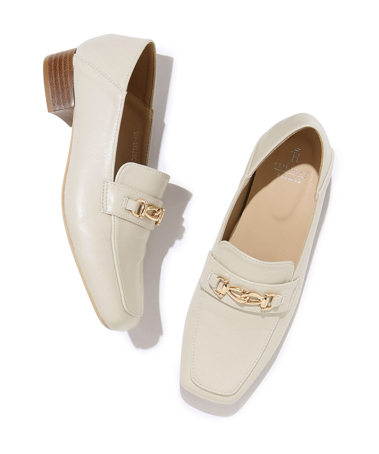 ROPE PICNIC PASSAGE「スクエアトゥビットローファーバブーシュ」|ローファー|