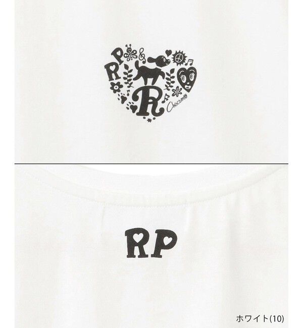 Rope&rsquo;Picnic「【Chocomoo&times;ROPE' PICNIC】【接触冷感】アソートフレンチスリーブTシャツ」|Tシャツ・カットソー|