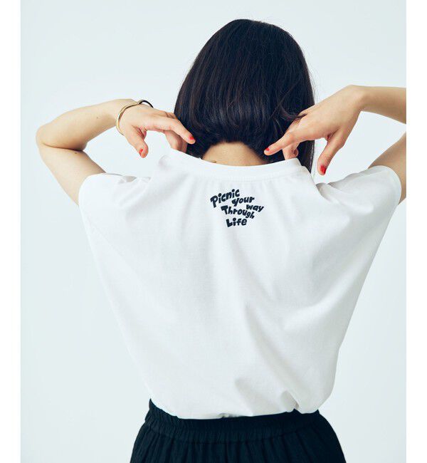 Rope&rsquo;Picnic「【Chocomoo&times;ROPE' PICNIC】【接触冷感】アソートフレンチスリーブTシャツ」|Tシャツ・カットソー|