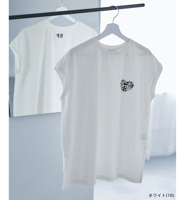 Rope&rsquo;Picnic「【Chocomoo&times;ROPE' PICNIC】【接触冷感】アソートフレンチスリーブTシャツ」|Tシャツ・カットソー|