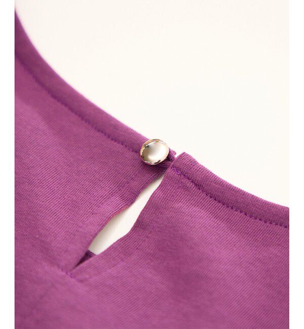 Rope&rsquo;Picnic「プリーツチュールドッキングTシャツ」|Tシャツ・カットソー|