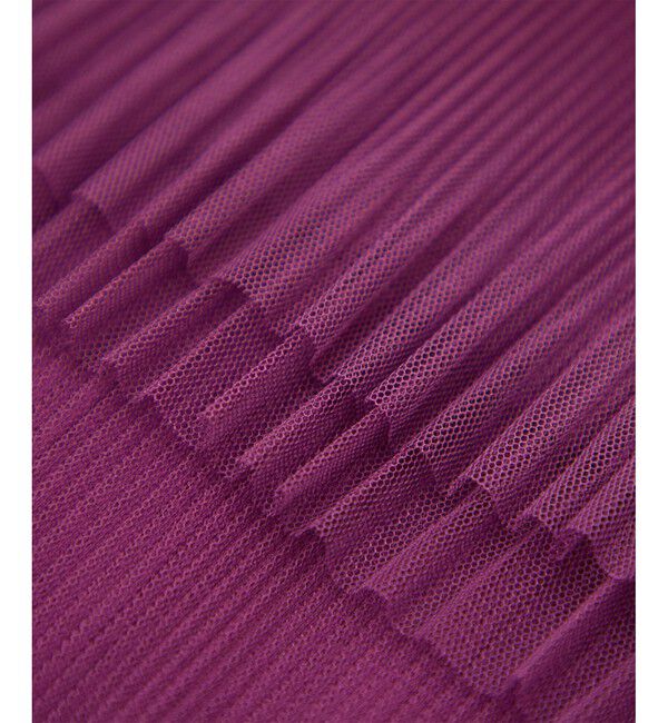 Rope&rsquo;Picnic「プリーツチュールドッキングTシャツ」|Tシャツ・カットソー|