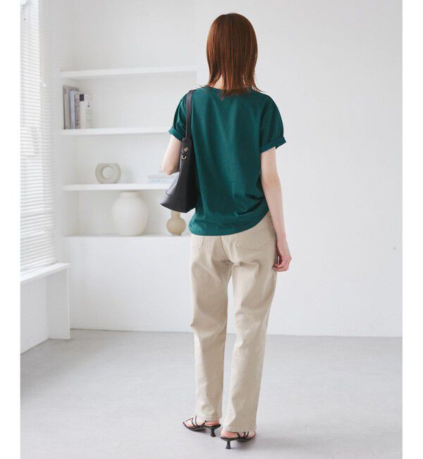 Rope&rsquo;Picnic「【UVカット・接触冷感・汗染み加工】フロッキーロゴTシャツ」|Tシャツ・カットソー|