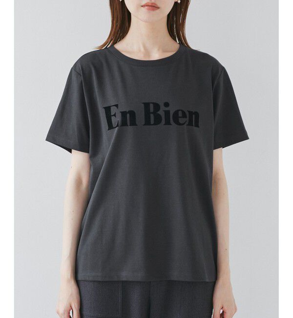 Rope&rsquo;Picnic「【UVカット・接触冷感・汗染み加工】フロッキーロゴTシャツ」|Tシャツ・カットソー|