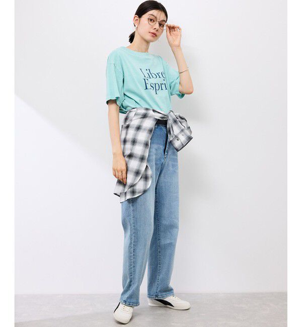 Rope&rsquo;Picnic「オフショルプリントハーフスリーブTシャツ」|Tシャツ・カットソー|