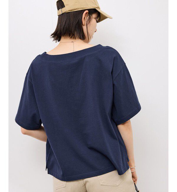 Rope&rsquo;Picnic「オフショルプリントハーフスリーブTシャツ」|Tシャツ・カットソー|