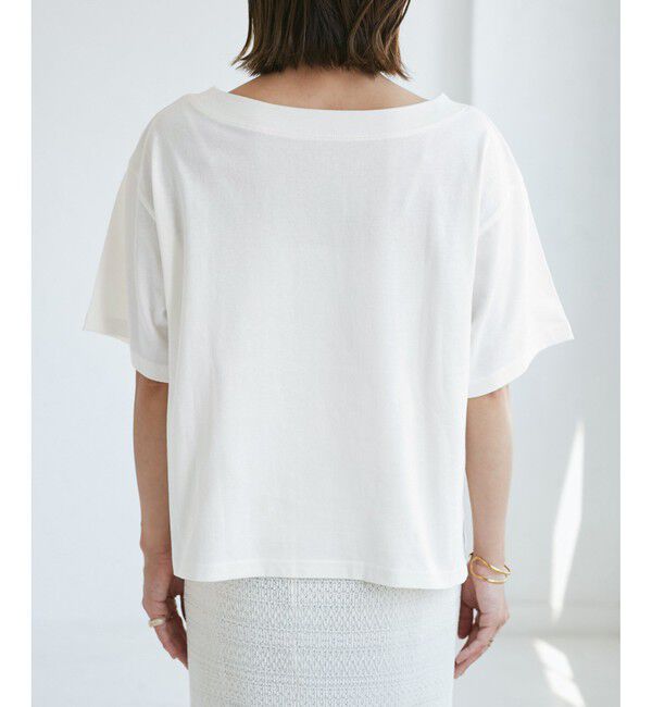 Rope&rsquo;Picnic「オフショルプリントハーフスリーブTシャツ」|Tシャツ・カットソー|