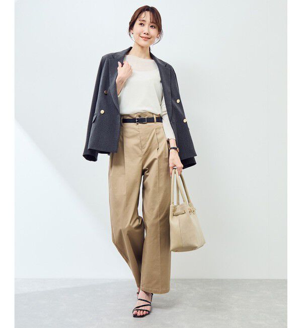 Rope&rsquo;Picnic「ラメシアーリブカットソー」|Tシャツ・カットソー|