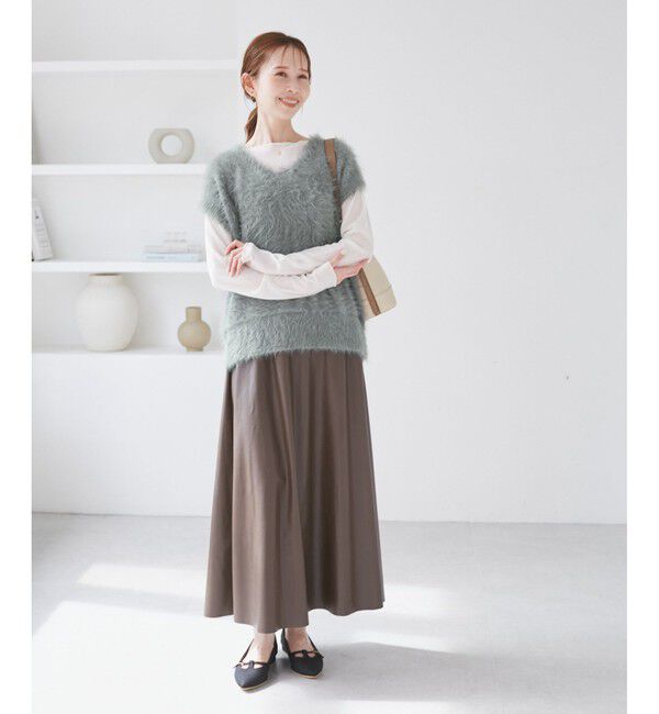 Rope&rsquo;Picnic「ラメシアーリブカットソー」|Tシャツ・カットソー|