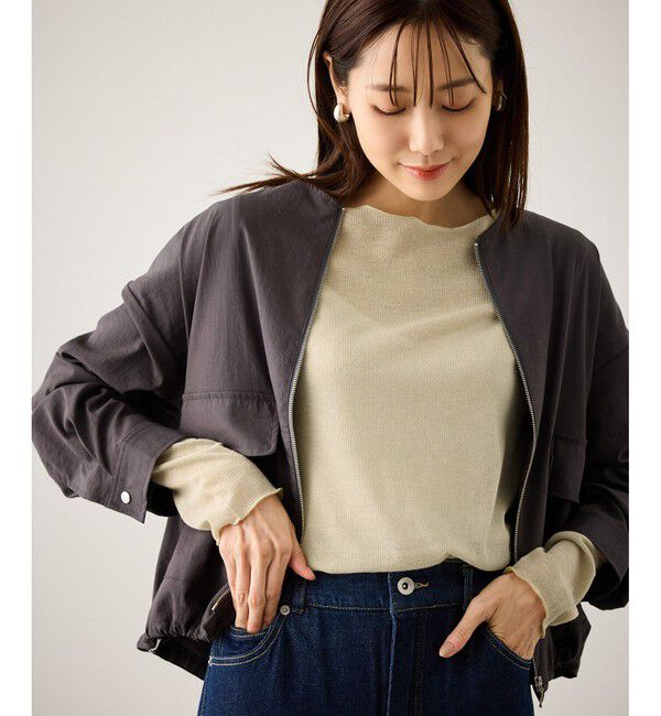 Rope&rsquo;Picnic「ラメシアーリブカットソー」|Tシャツ・カットソー|