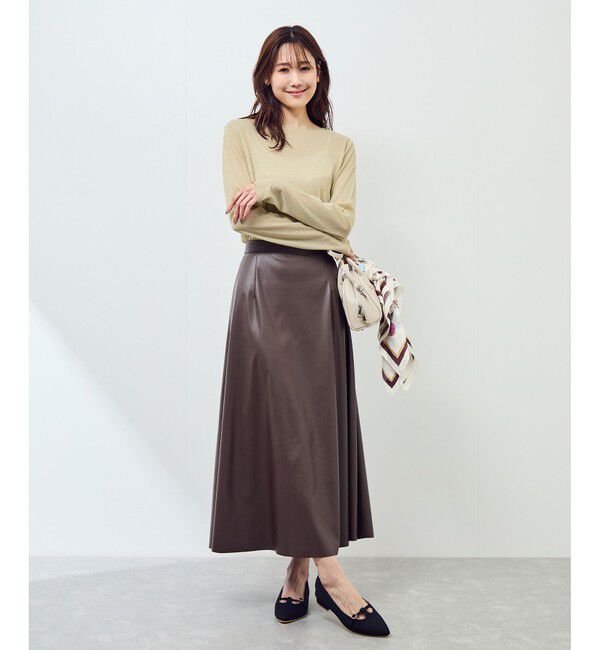 Rope&rsquo;Picnic「ラメシアーリブカットソー」|Tシャツ・カットソー|