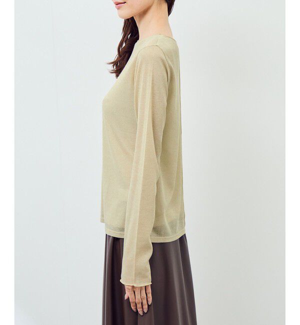 Rope&rsquo;Picnic「ラメシアーリブカットソー」|Tシャツ・カットソー|