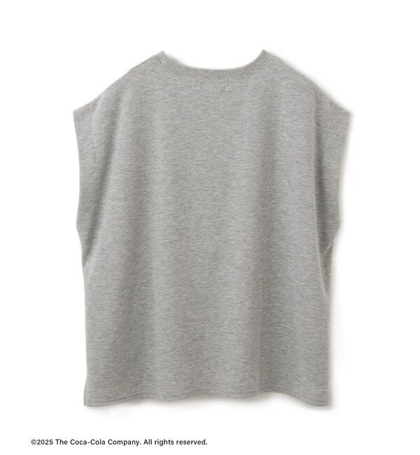 Rope&rsquo;Picnic「【Coca-Cola】【汗染み加工・セットアップ対応】ラメ入りミニ裏毛フレンチスリーブTシャツ」|Tシャツ・カットソー|