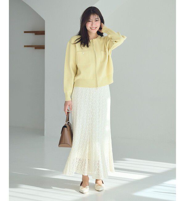 Rope&rsquo;Picnic「ミラノリブダブルジップニットカーディガン」|カーディガン|