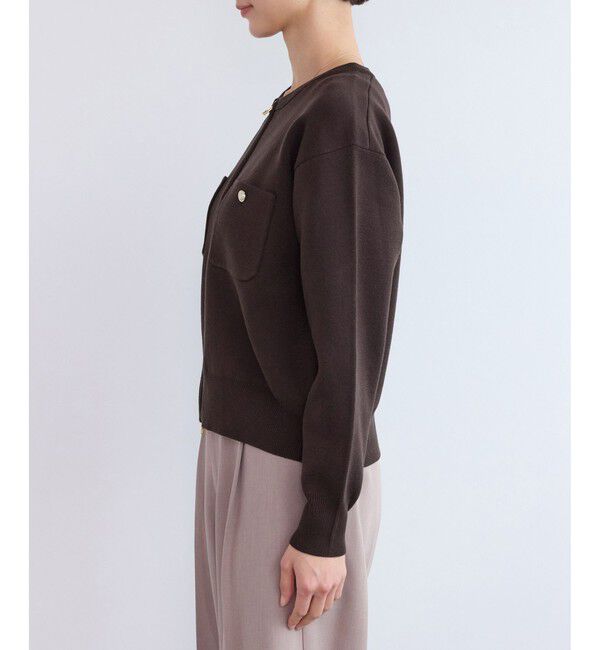 Rope&rsquo;Picnic「ミラノリブダブルジップニットカーディガン」|カーディガン|