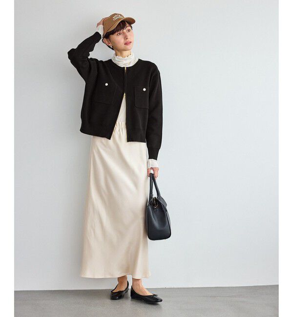 Rope&rsquo;Picnic「ミラノリブダブルジップニットカーディガン」|カーディガン|