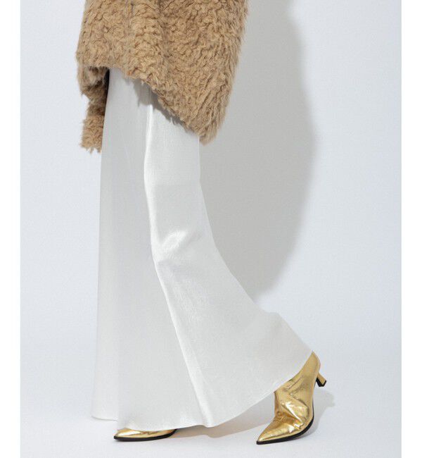 ADAM ET ROPE'「【逸品】マーメイドラインサテンスカート」|スカート|