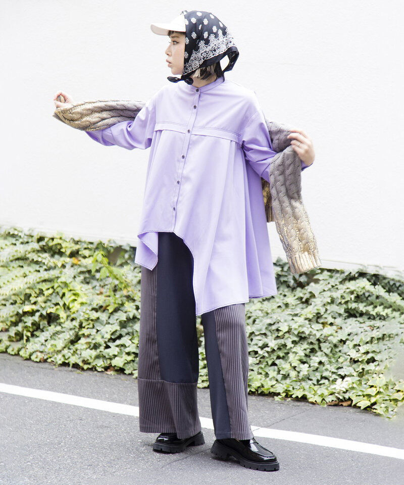  「ストライプ切替パンツ」|その他|