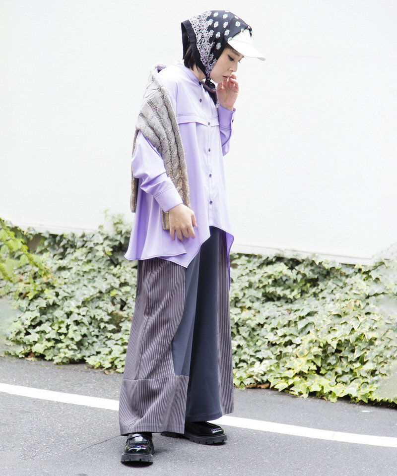  「ストライプ切替パンツ」|その他|