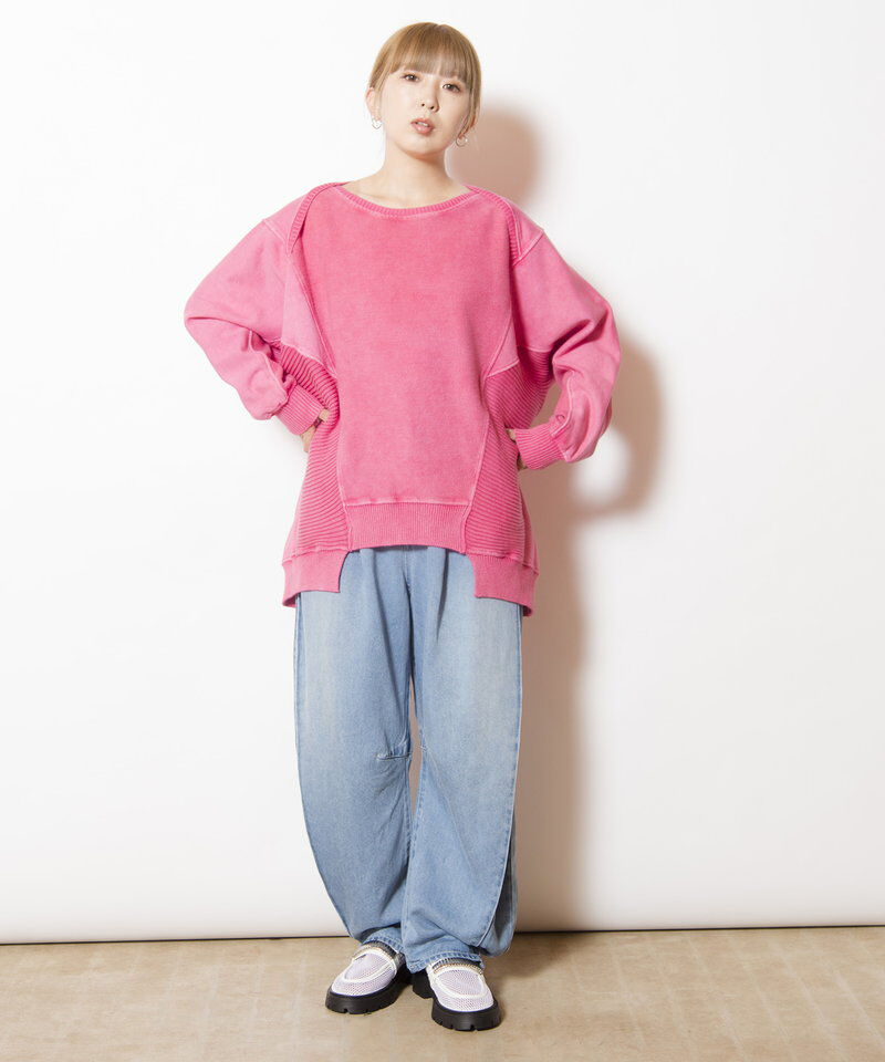  「セルロースデニムタックパンツ」|デニム|