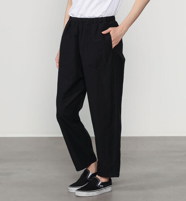 DANTON「DANTON | コットンリネン イージーパンツ WOMEN」|チノ|