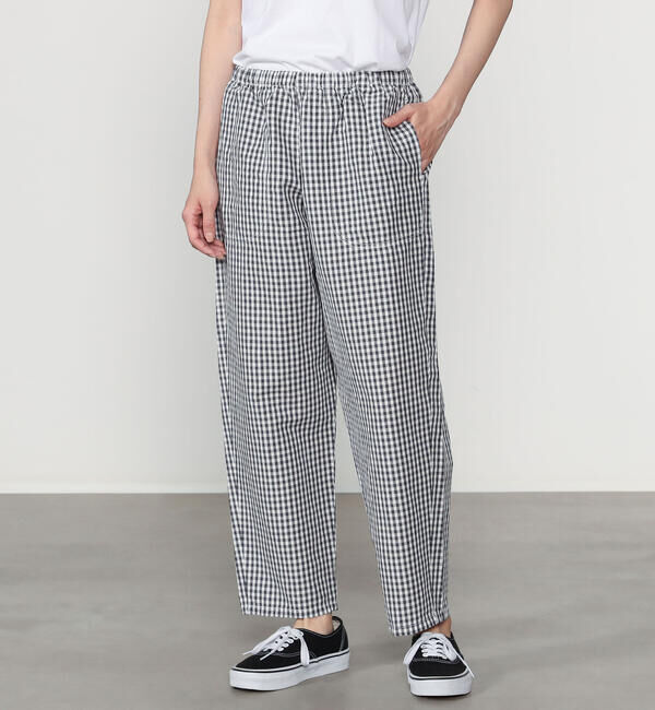 DANTON「DANTON | コットンリネン イージーパンツ WOMEN」|チノ|