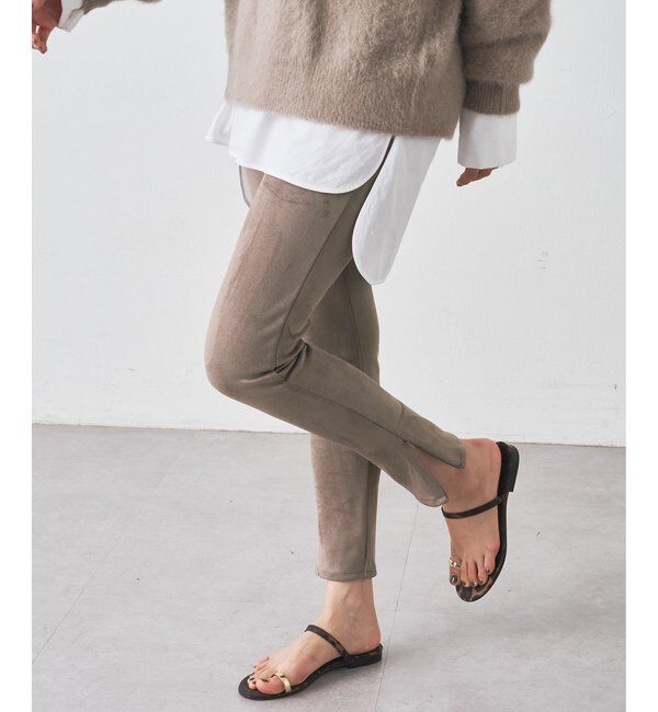  「レギンスZIPパンツ」|チノ|