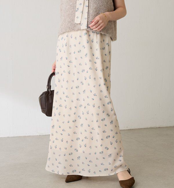  「小花柄マーメイドスカート」|スカート|