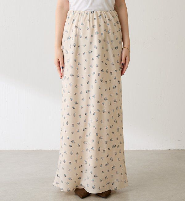 「小花柄マーメイドスカート」|スカート|
