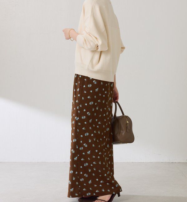 「小花柄マーメイドスカート」|スカート|