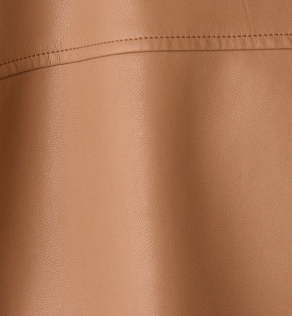  「レザータッチ刺繍入りスタンドブルゾン」|ベスト・ジレ|