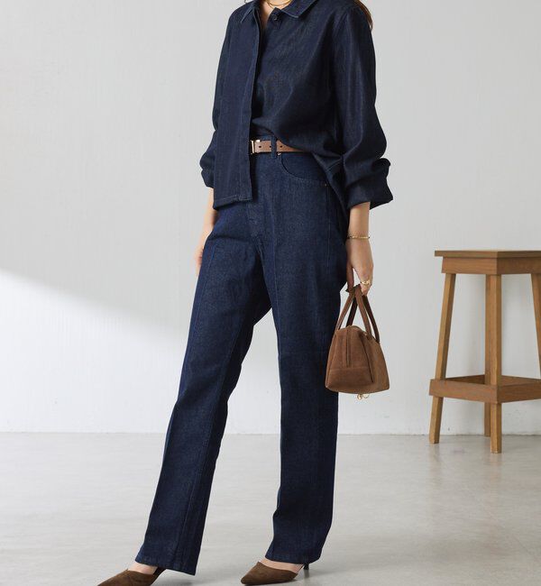  「Q.anosストレートデニム」|デニム|