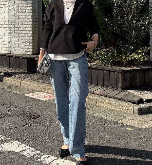  「Q.anosストレートデニム」|デニム|