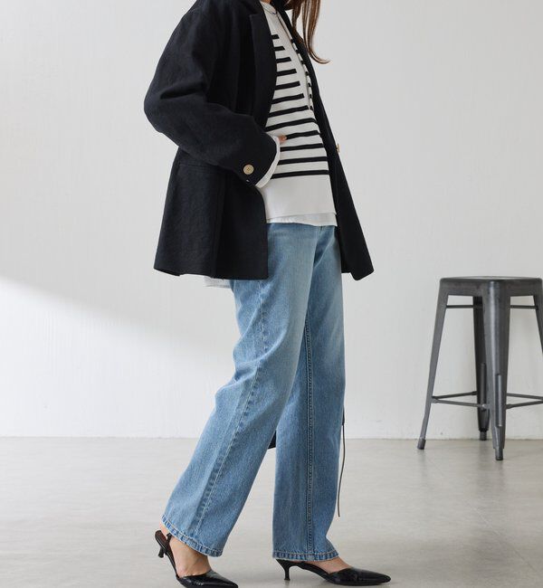  「Q.anosストレートデニム」|デニム|