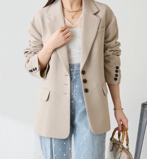  「チュール刺繍ワンピース」|ワンピース|