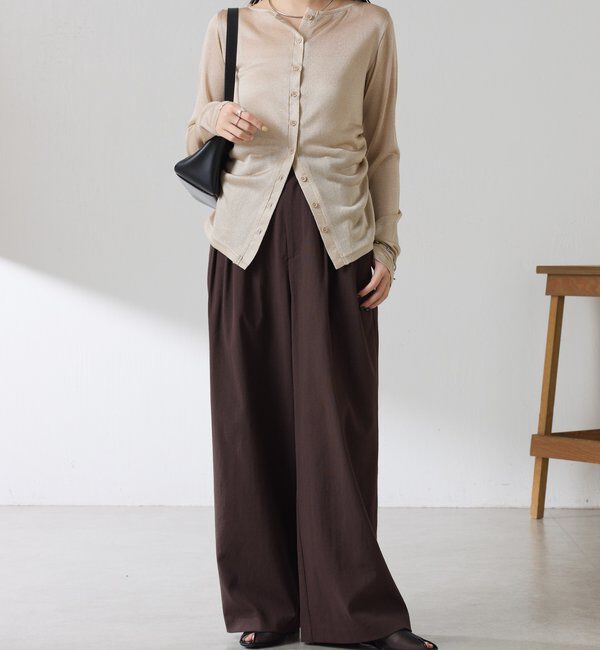  「サイドギャザーカーディガン」|Tシャツ・カットソー|