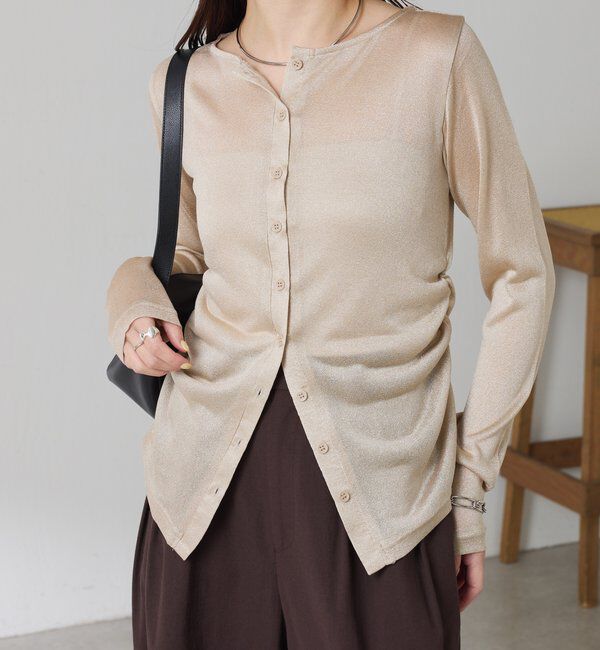  「サイドギャザーカーディガン」|Tシャツ・カットソー|