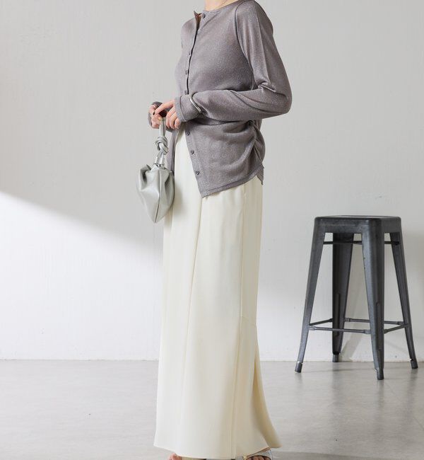  「サイドギャザーカーディガン」|Tシャツ・カットソー|