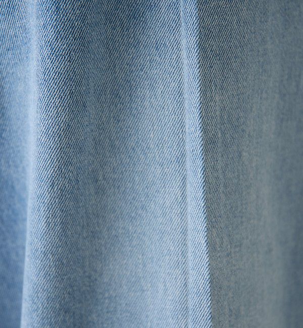  「【夏でも涼しいデニム】Q.anosライトオンスタックデニム」|デニム|