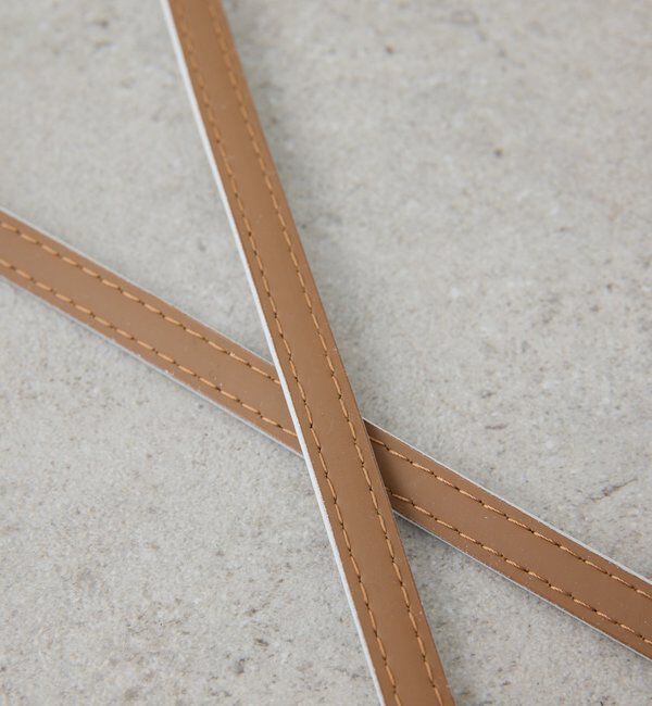  「【PAPILLONNER/パピヨネ】ノンホールレザーベルト」|ベルト|