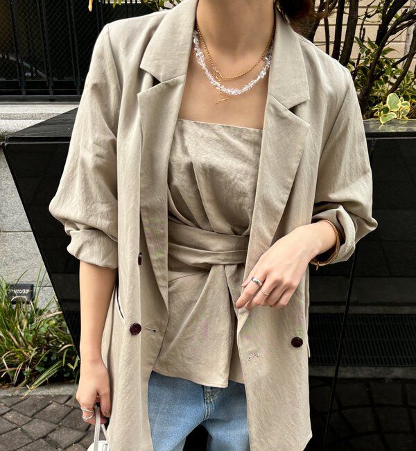  「アシメタックビスチェ」|シャツ・ブラウス|