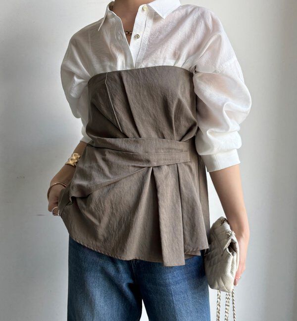  「アシメタックビスチェ」|シャツ・ブラウス|