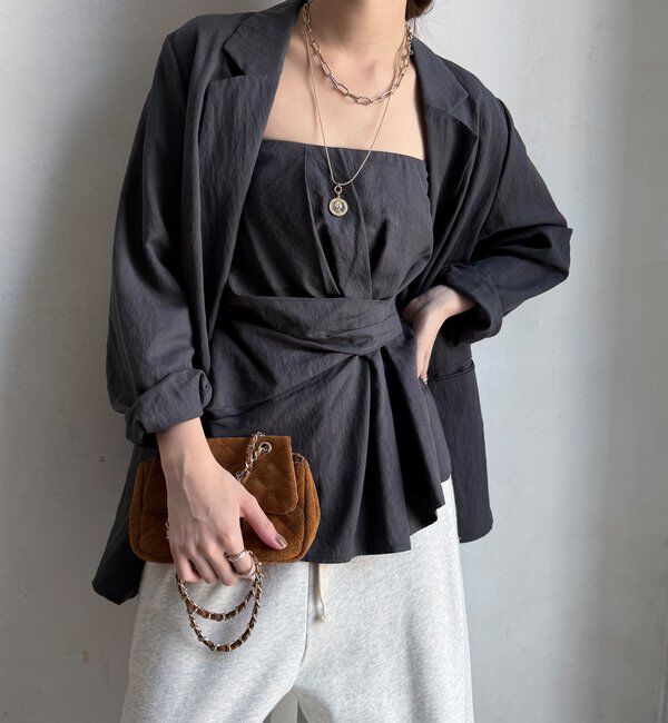  「アシメタックビスチェ」|シャツ・ブラウス|