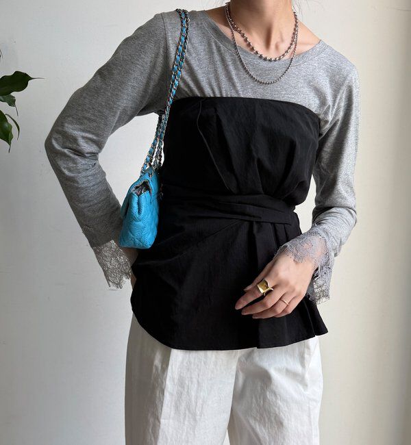  「アシメタックビスチェ」|シャツ・ブラウス|