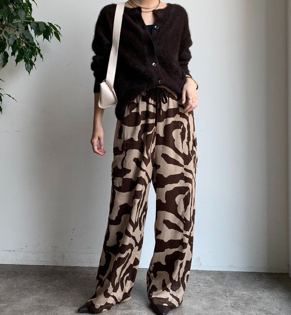  「【WEB限定】アニマル柄カーゴパンツ」|チノ|