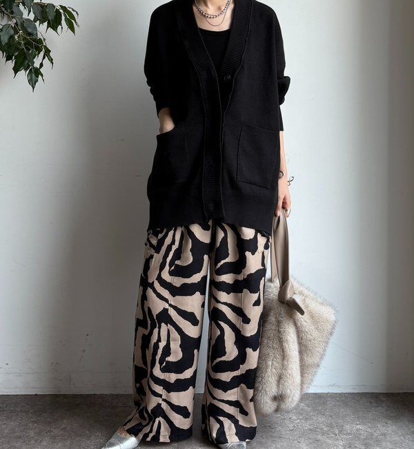  「【WEB限定】アニマル柄カーゴパンツ」|チノ|