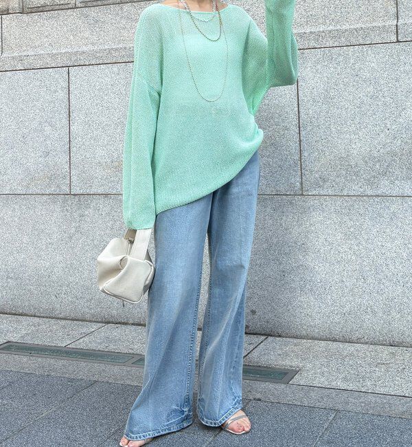  「ルーズフレアデニム」|デニム|