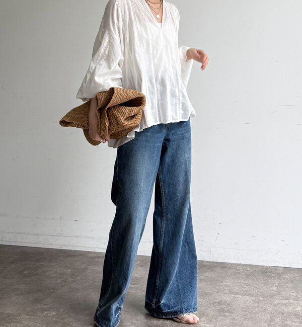  「ルーズフレアデニム」|デニム|