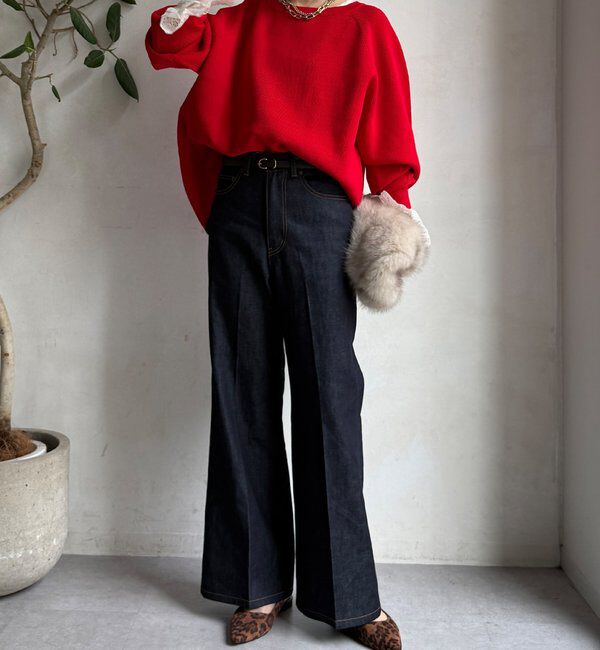  「ルーズフレアデニム」|デニム|