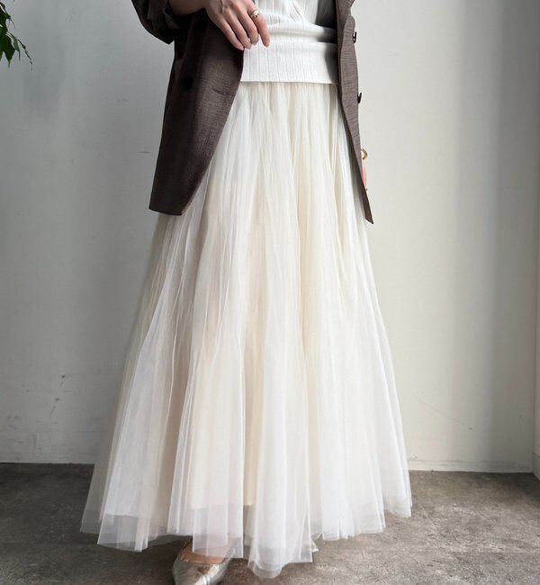  「ダブルチュールスカート」|スカート|